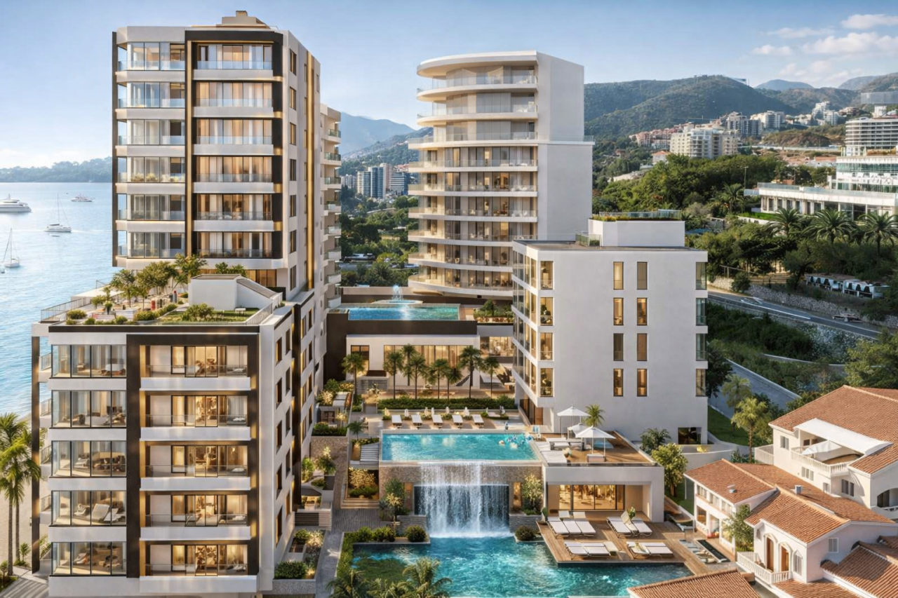 Апартаменты в Будве, Черногория, 107 м² - фото 1