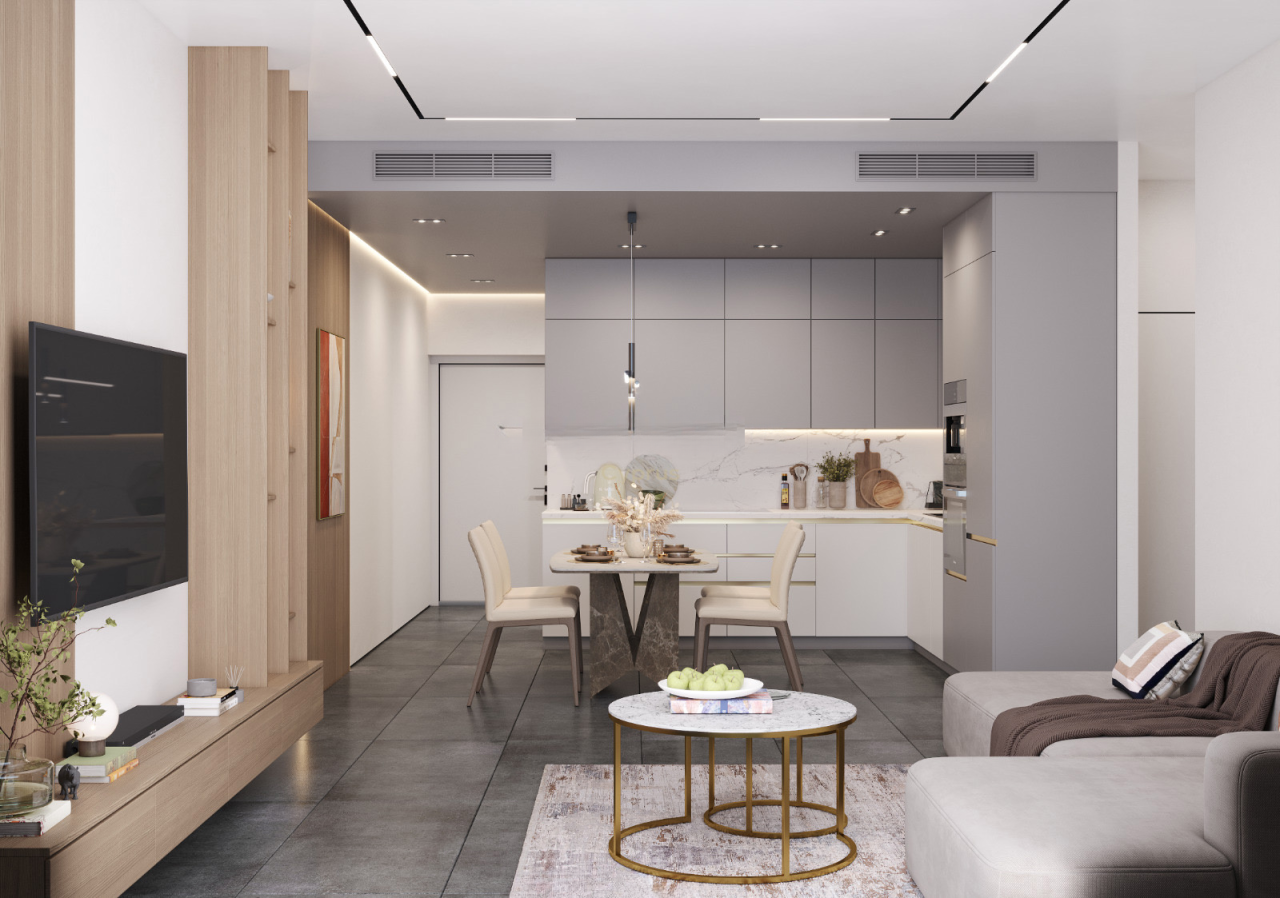 Квартира в Меса-Йитонии, Кипр, 51 м² - фото 4