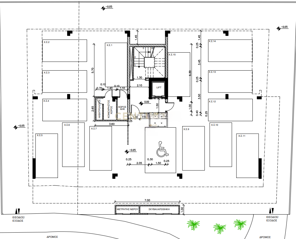 Квартира в Айос-Атанасиосе, Кипр, 50 м² - фото 14