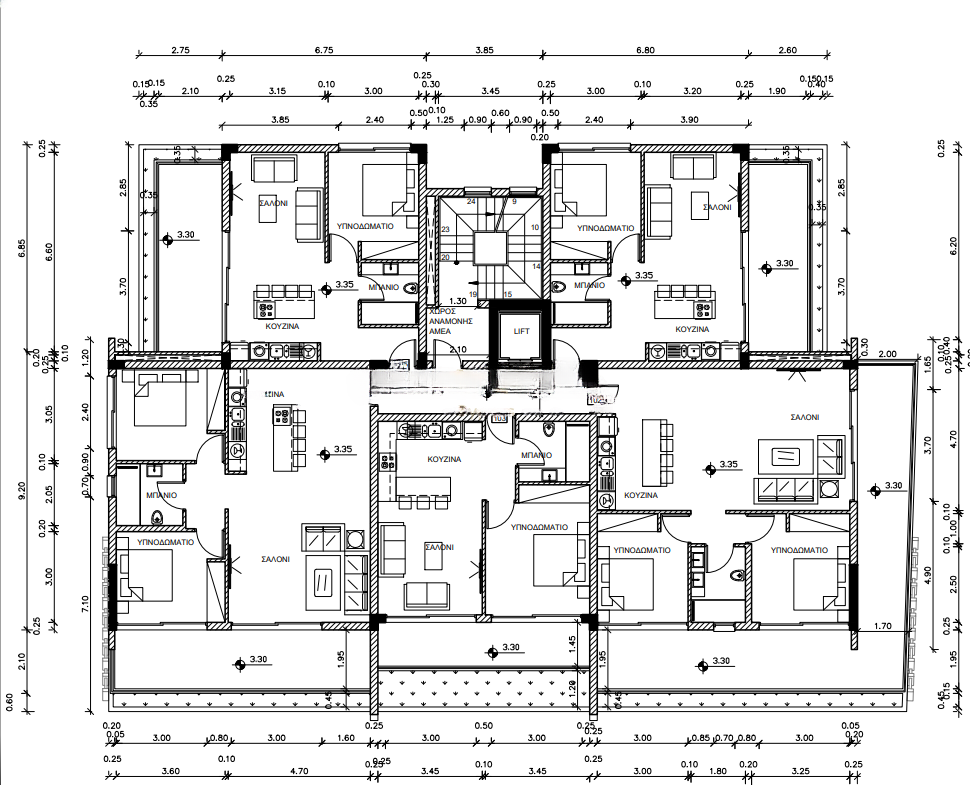 Квартира в Айос-Атанасиосе, Кипр, 50 м² - фото 15