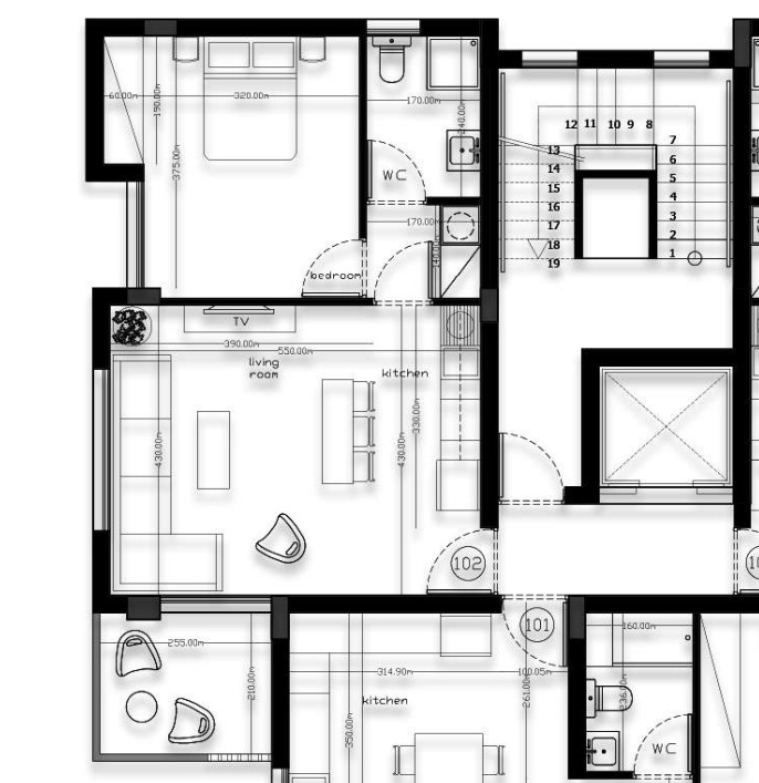 Апартаменты в Лимасоле, Кипр, 56 м² - фото 9