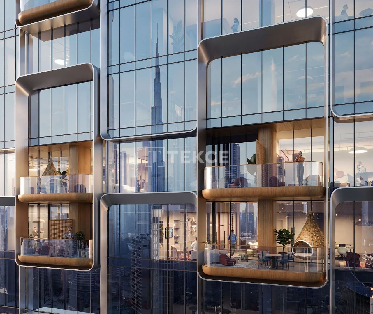 Офис Бизнес-Бэй, ОАЭ, 126 м² - фото 6