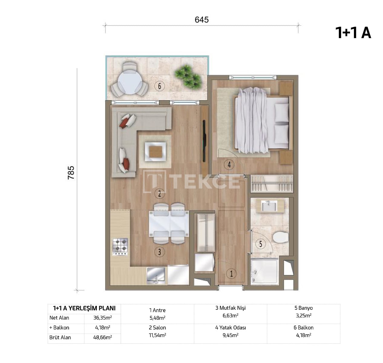 Апартаменты в Стамбуле, Турция, 78 м² - фото 13