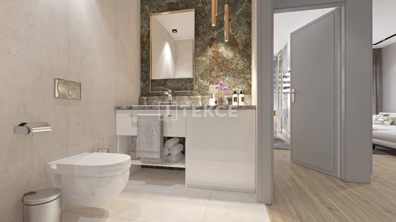 Апартаменты в Алании, Турция, 80 м² - фото 16