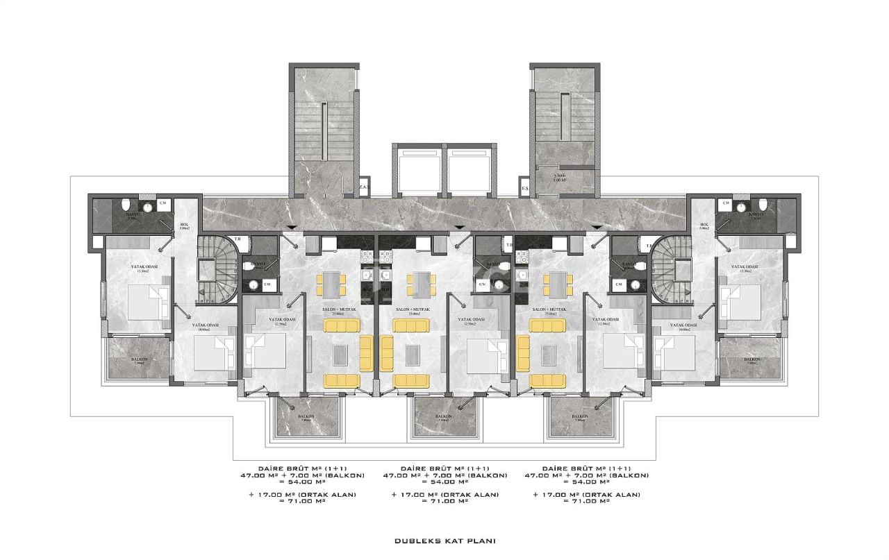 Апартаменты в Алании, Турция, 80 м² - фото 17