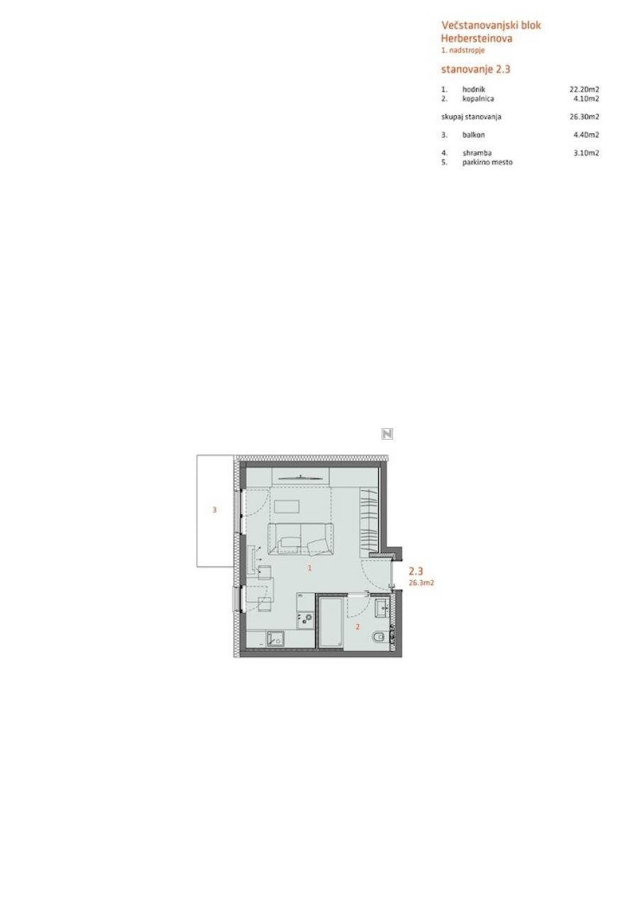 Квартира в Любляне, Словения, 30 м² - фото 8