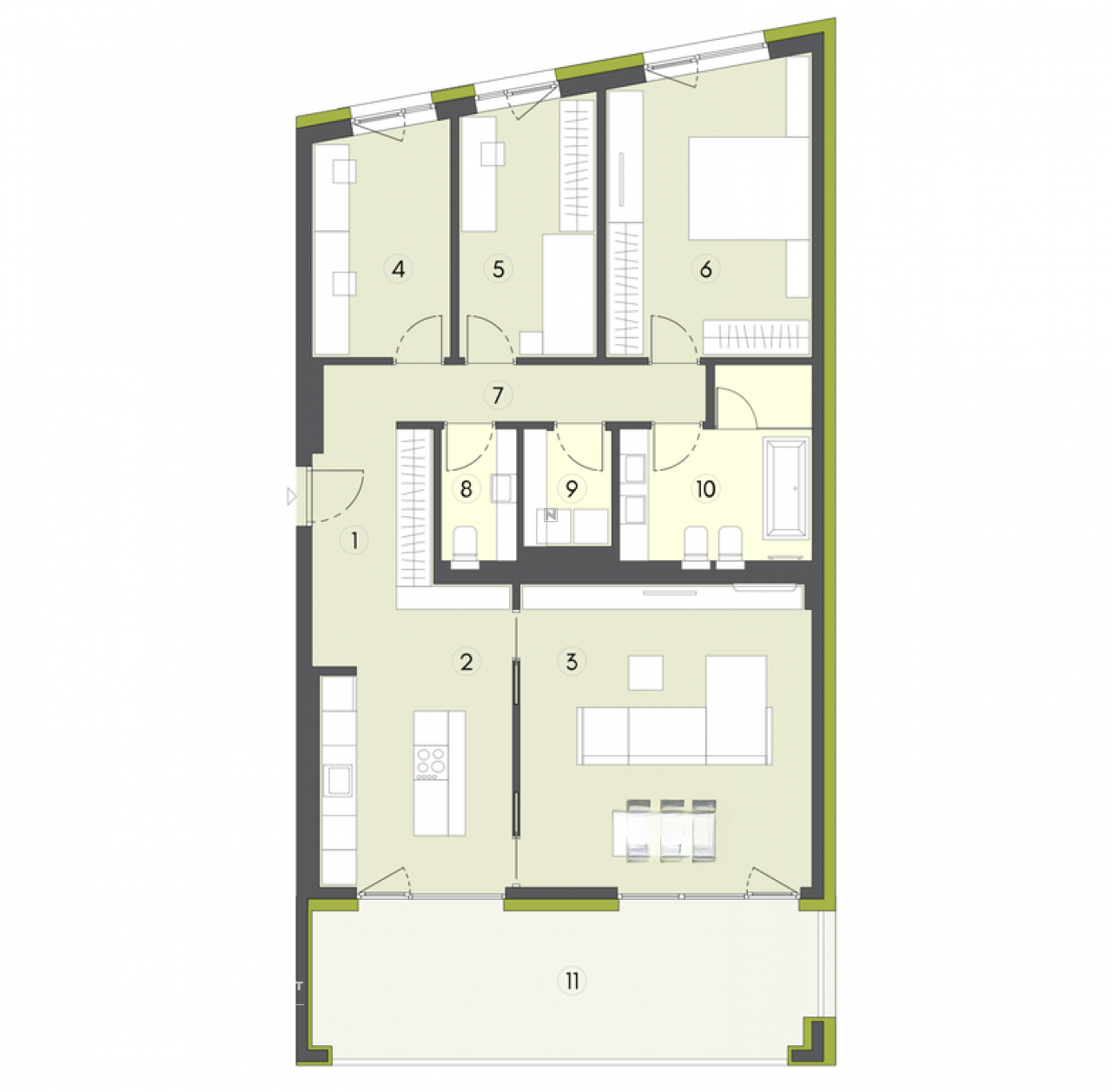 Квартира в Любляне, Словения, 136 м² - фото 14