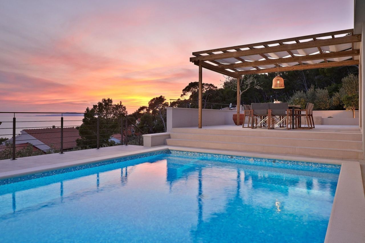 Вилла на Хваре, Хорватия, 240 м² - фото 9