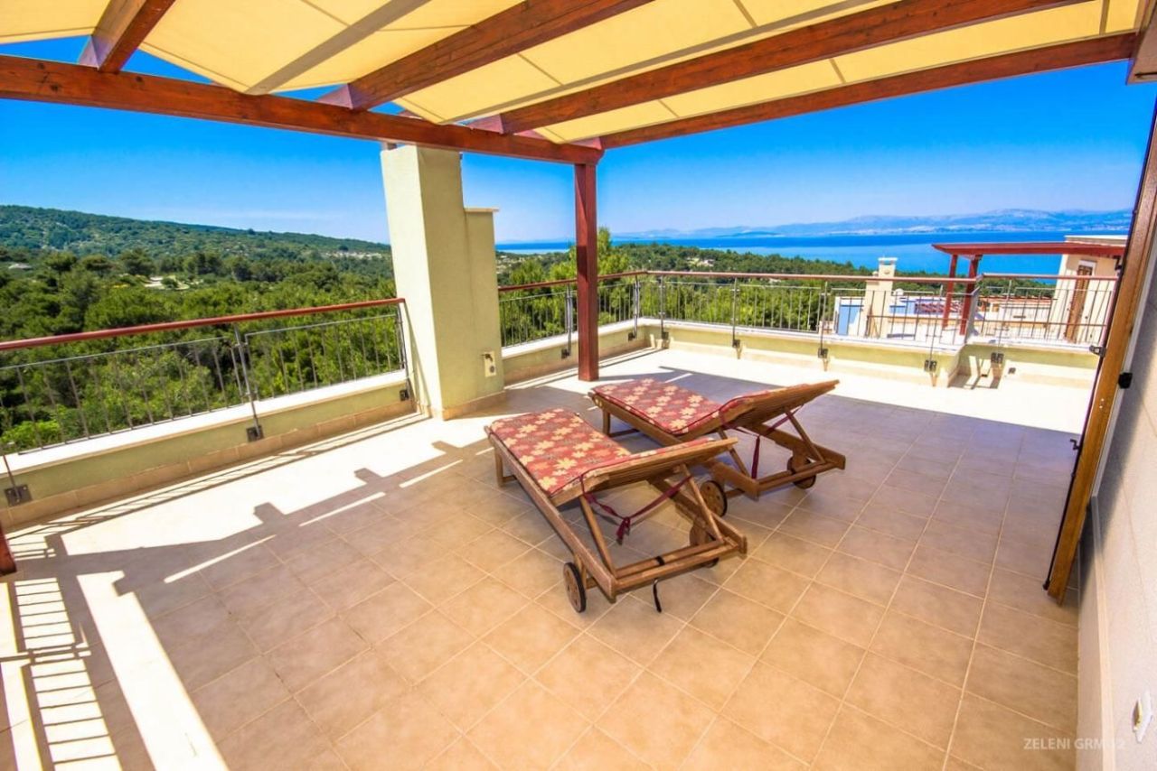 Вилла Splitska, Хорватия, 120 м² - фото 19