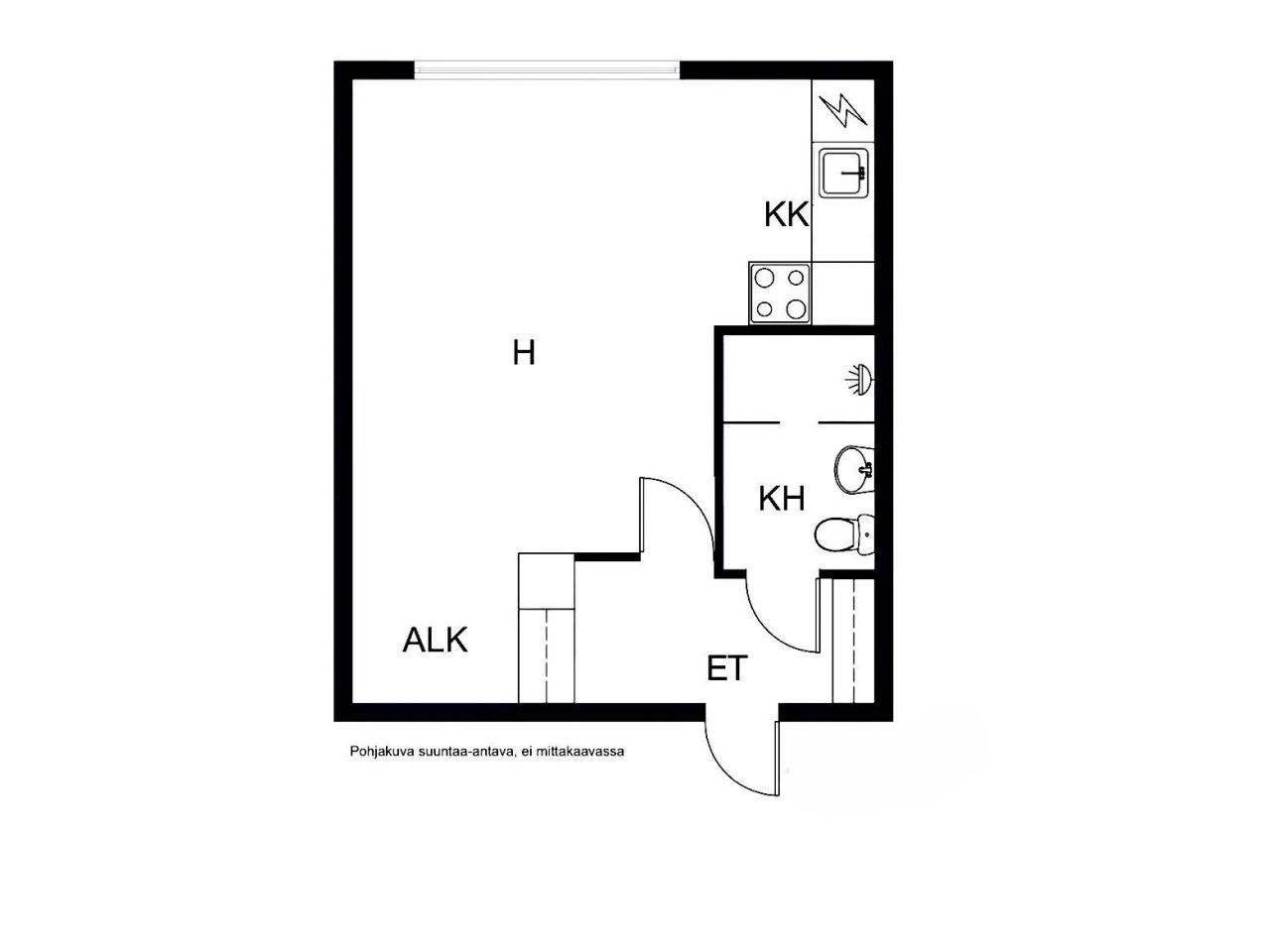 Квартира в Варкаусе, Финляндия, 29 м² - фото 3