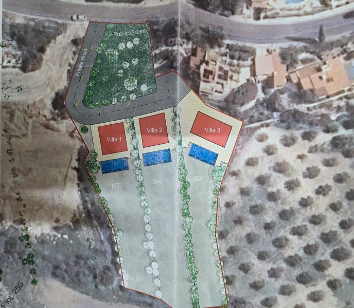 Земля в Пафосе, Кипр, 3 679 м² - фото 2