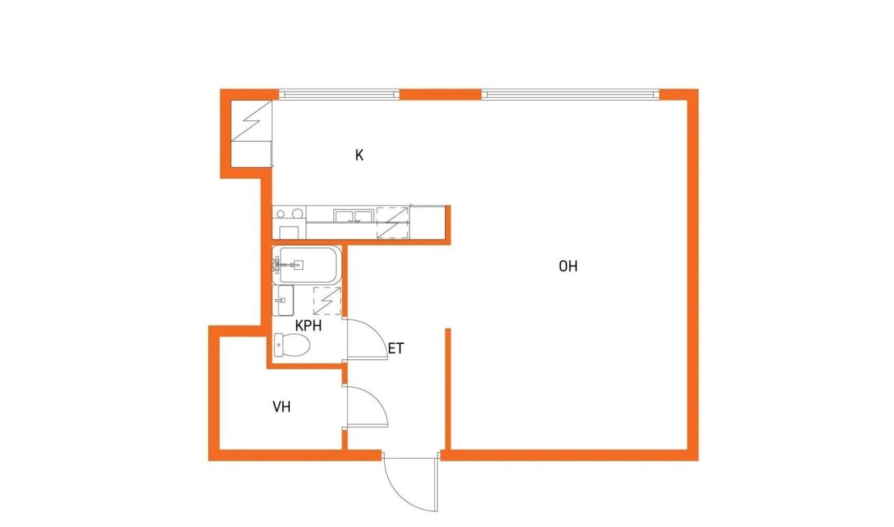 Квартира в Ямся, Финляндия, 41.8 м² - фото 2