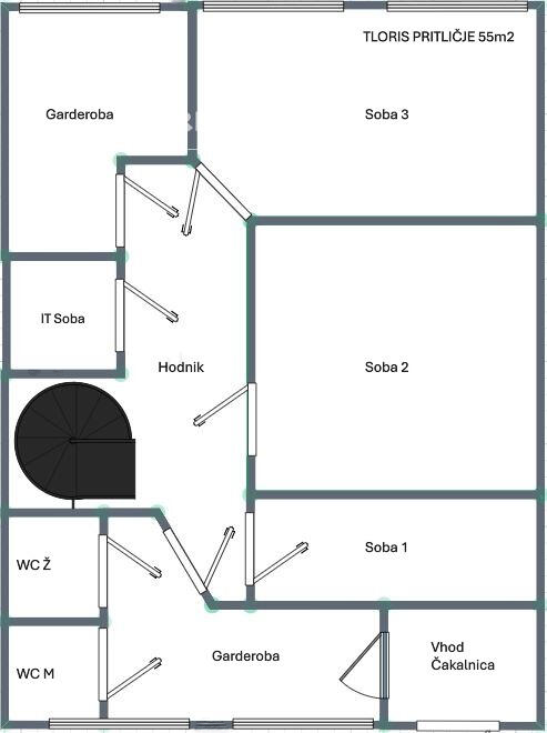 Офис в Любляне, Словения, 81 м² - фото 2