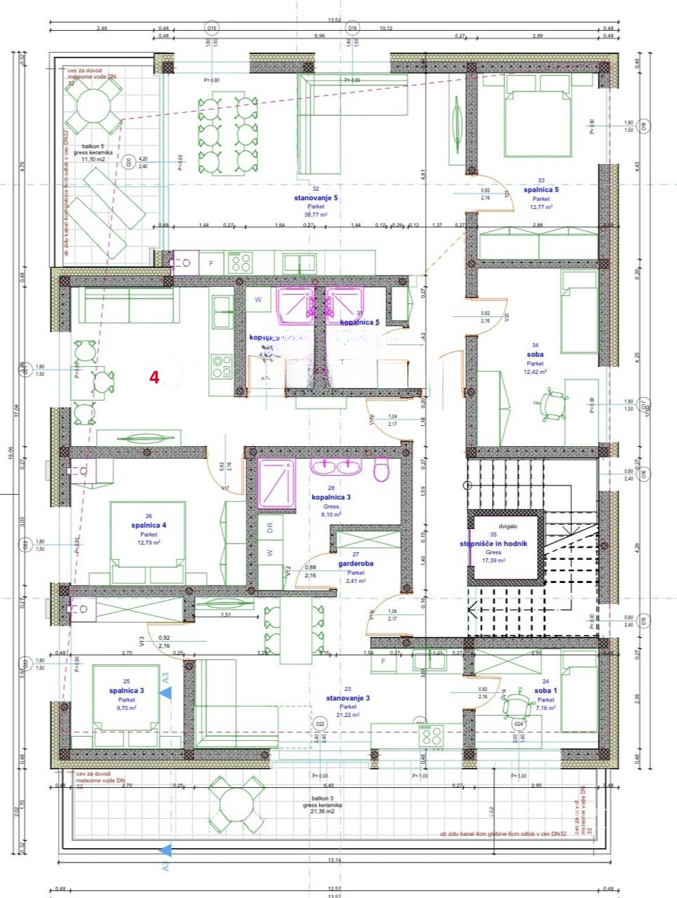 Квартира в Любляне, Словения, 40 м² - фото 2