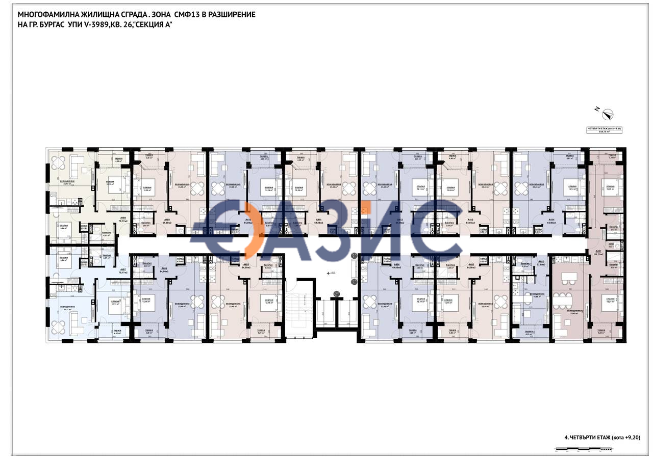Апартаменты в Бургасе, Болгария, 64 м² - фото 15