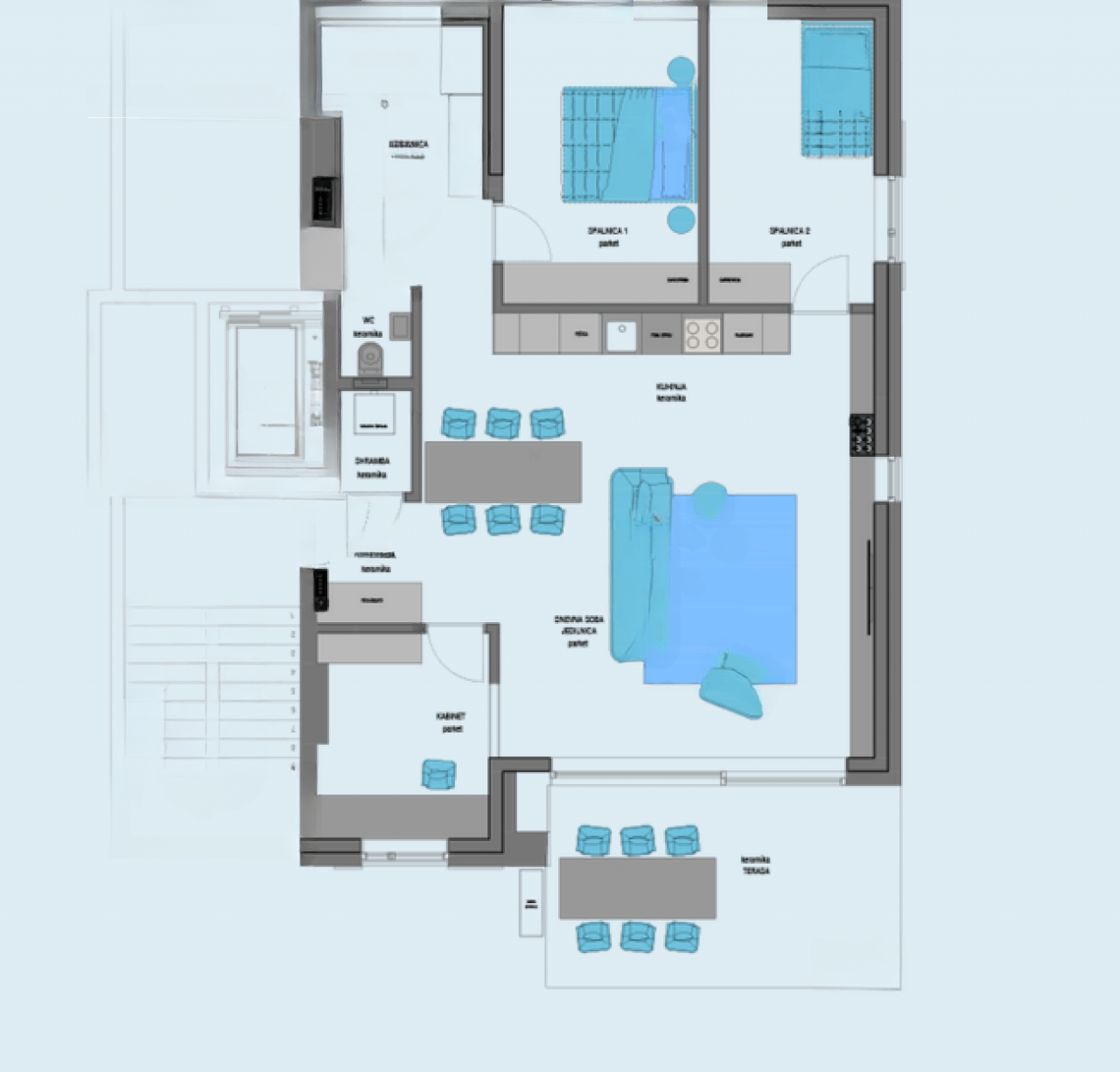 Квартира в Изоле, Словения, 90 м² - фото 10
