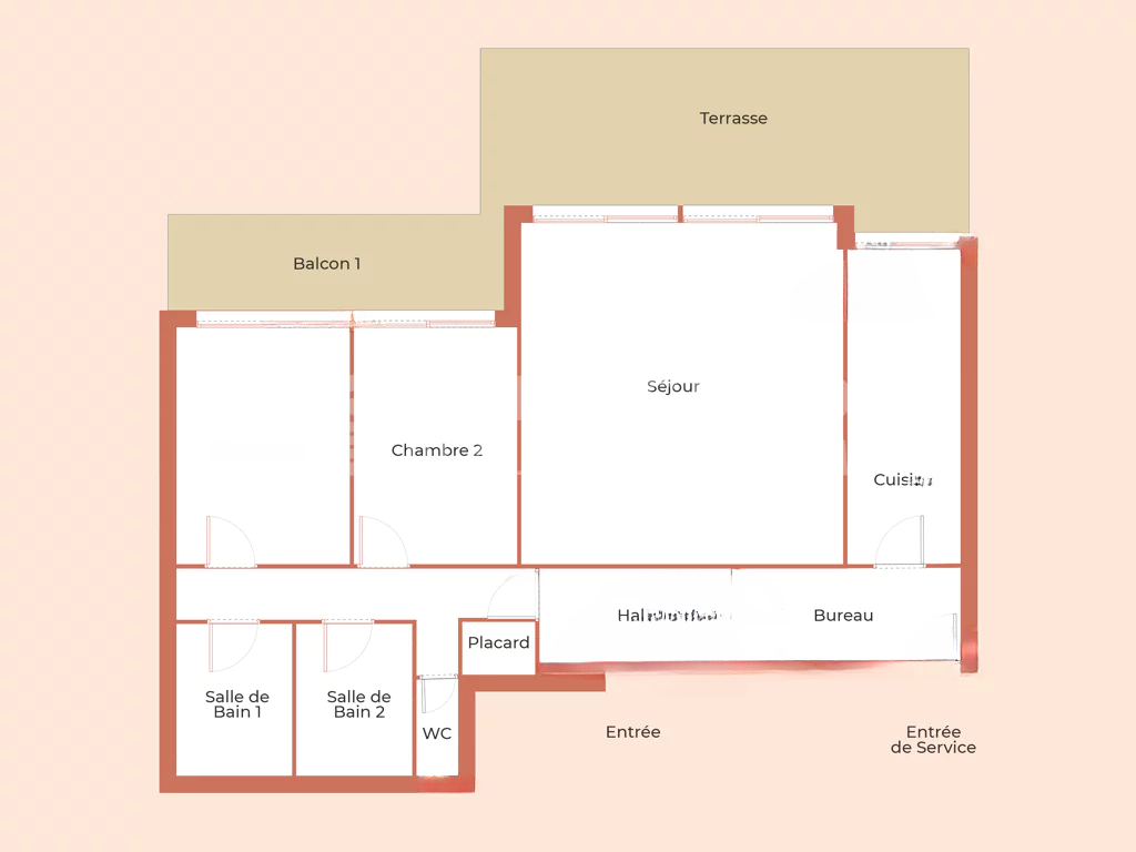 Квартира в Фонвьее, Монако, 177 м² - фото 13