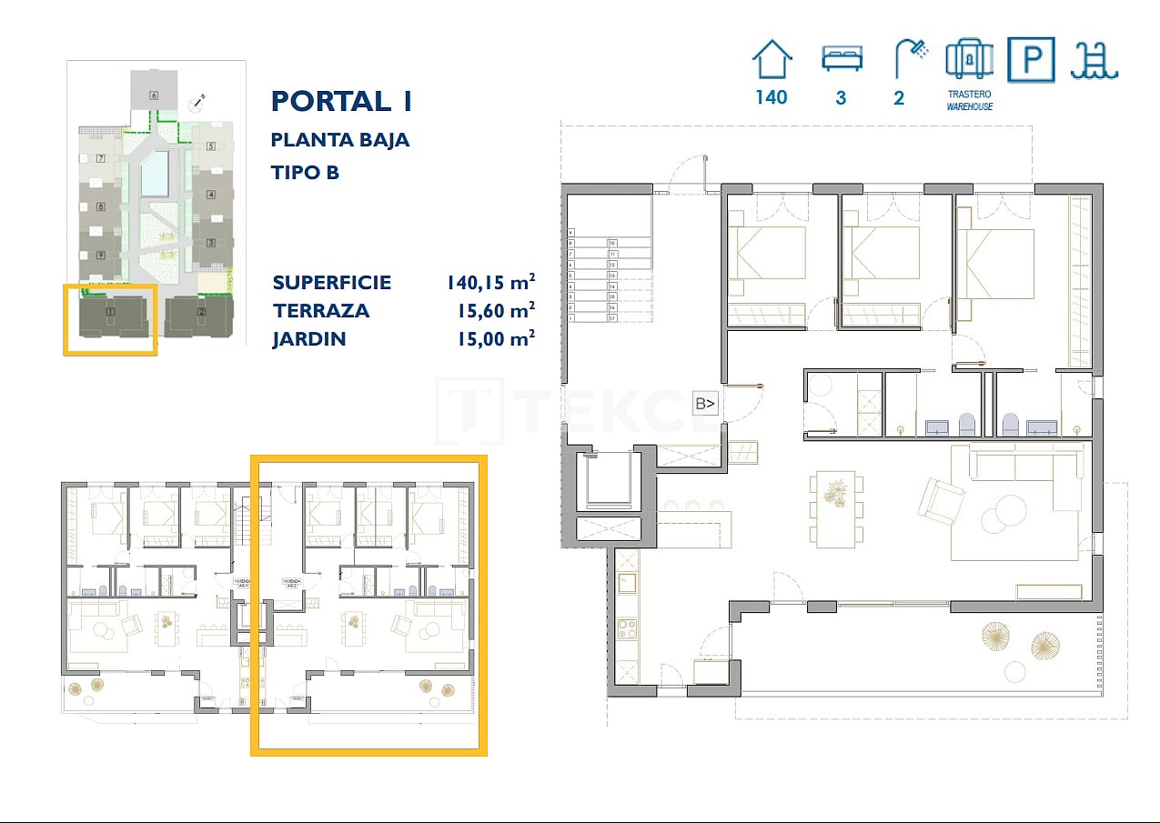 Апартаменты в Сан-Педро-дель-Пинатаре, Испания, 130 м² - фото 8