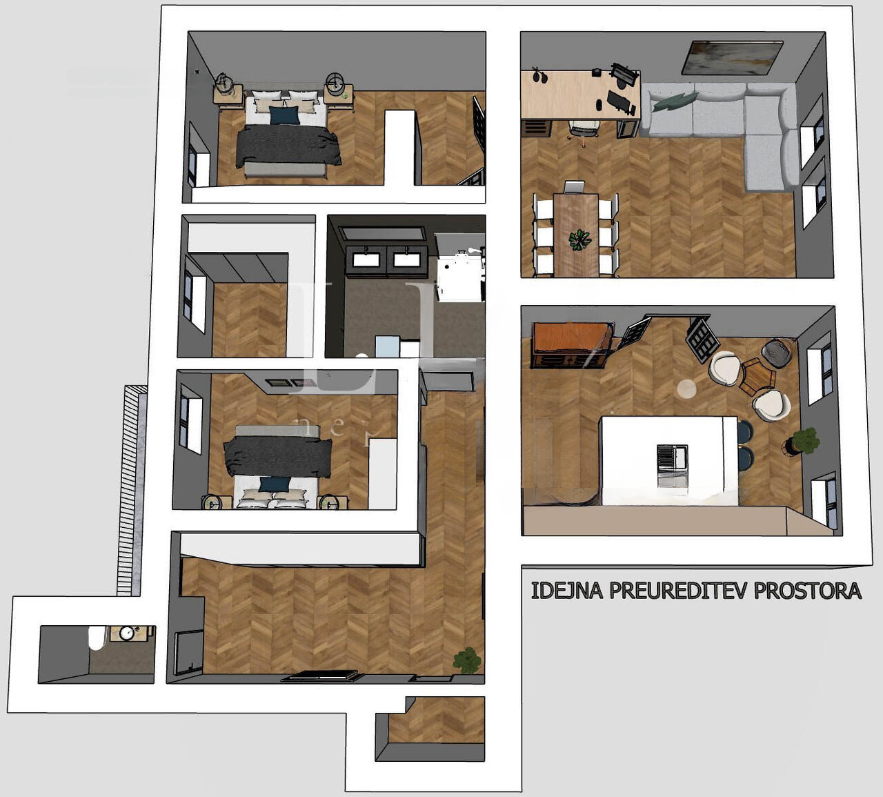 Квартира в Любляне, Словения, 158 м² - фото 16