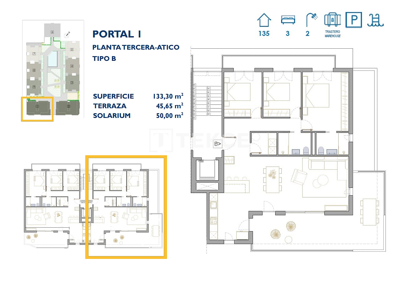 Пентхаус в Сан-Педро-дель-Пинатаре, Испания, 84 м² - фото 14