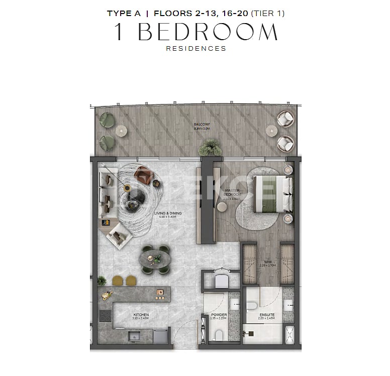 Апартаменты в Дубае, ОАЭ, 91 м² - фото 17