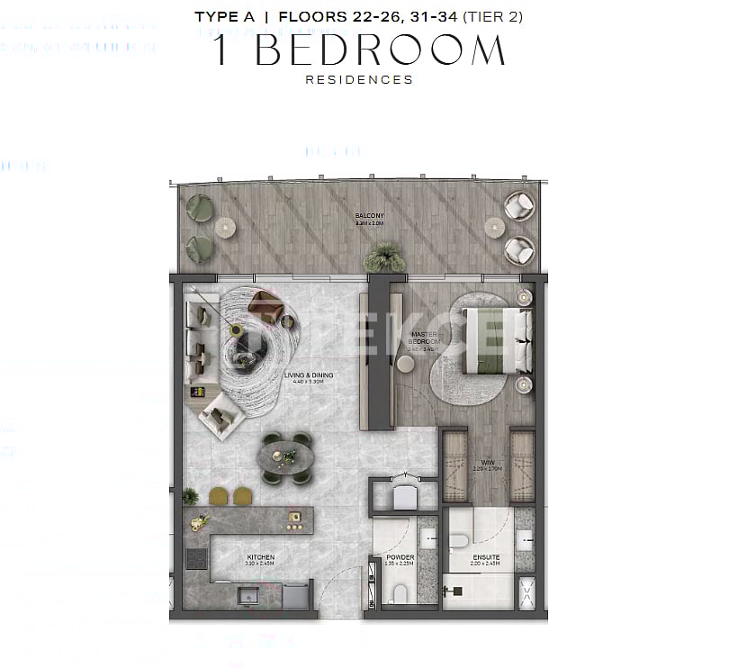 Апартаменты в Дубае, ОАЭ, 91 м² - фото 18