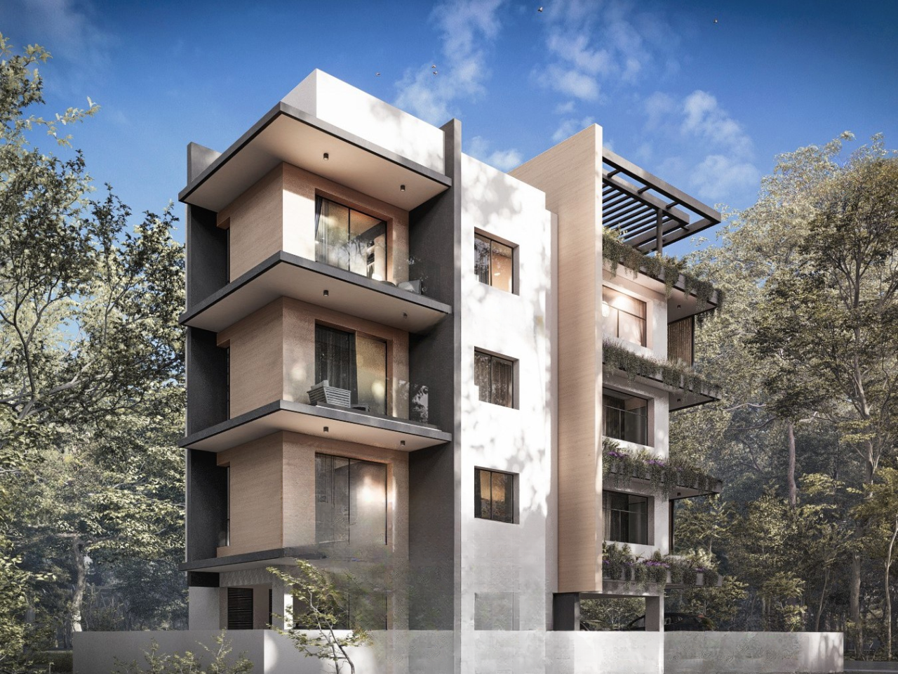 Квартира в Меса-Йитонии, Кипр, 80 м² - фото 1