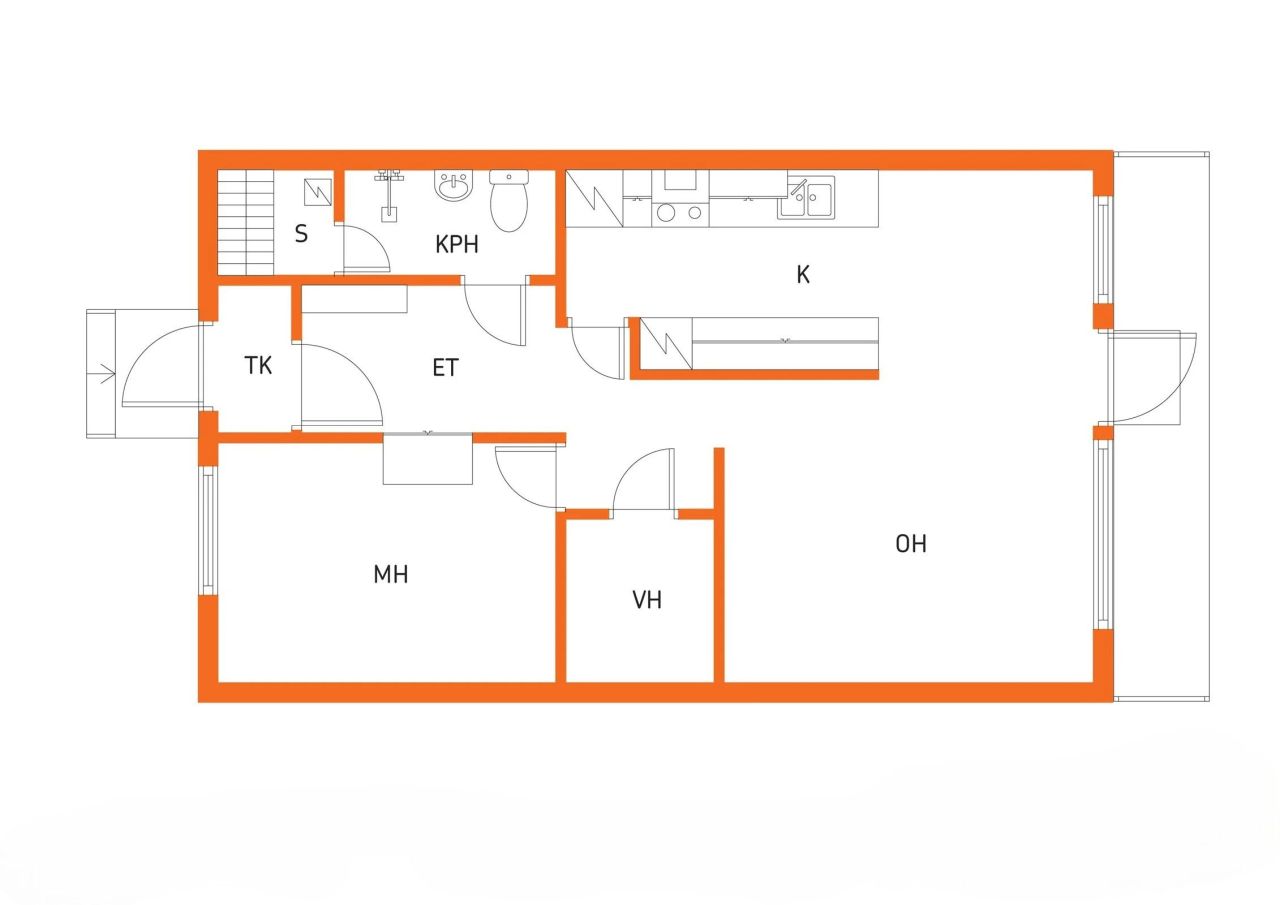 Таунхаус в Яанекоски, Финляндия, 61 м² - фото 2