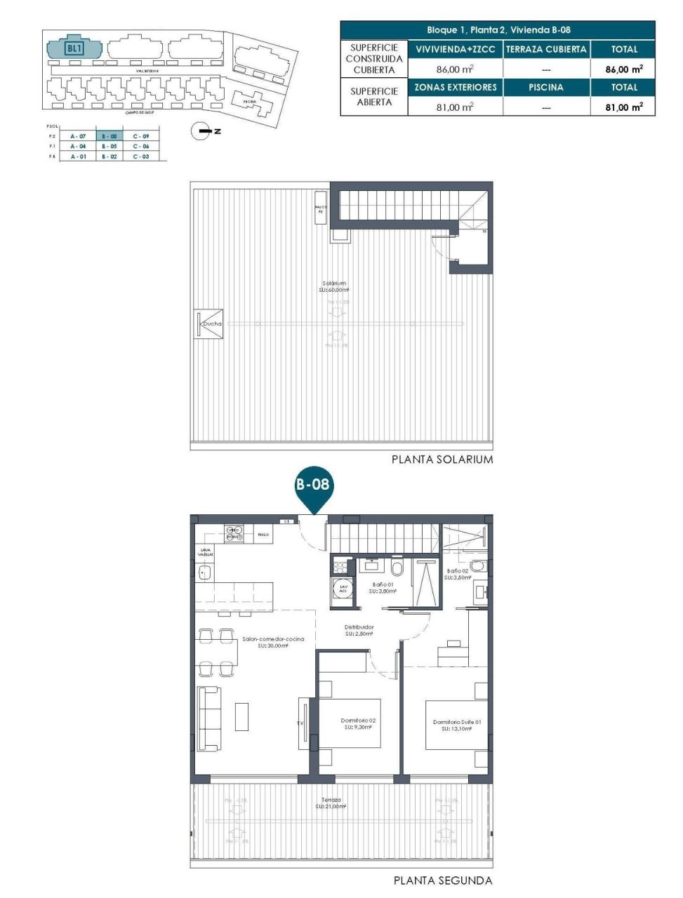 Пентхаус в Лос Алькасарес, Испания, 86 м² - фото 11