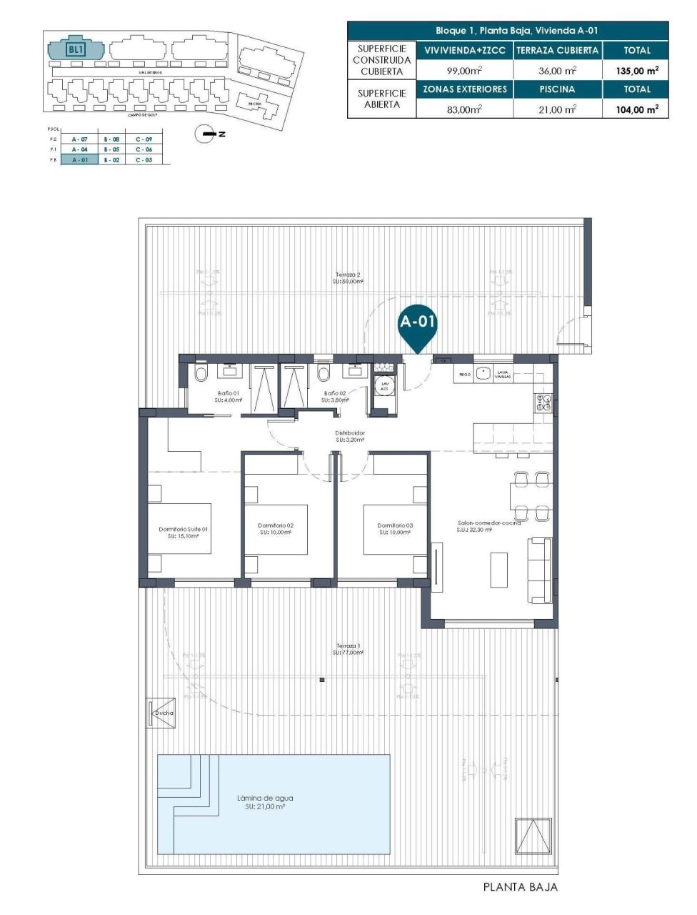 Апартаменты в Лос Алькасарес, Испания, 99 м² - фото 13