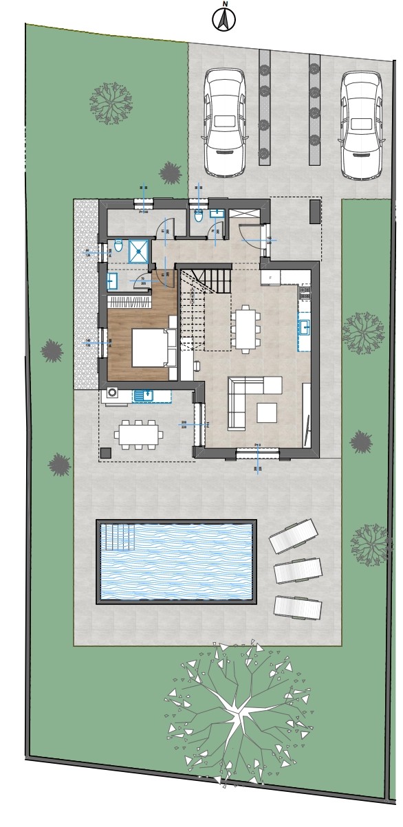 Дом Istria, Kanfanar, Хорватия, 156.6 м² - фото 10
