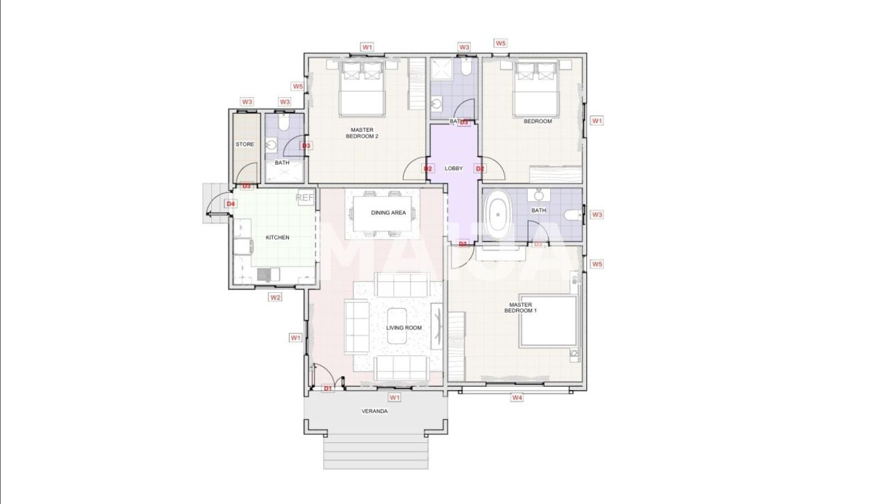 Дом Sanyang, Гамбия, 100 м² - фото 2
