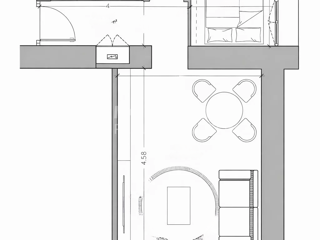 Квартира в Монте Карло, Монако, 53 м² - фото 13