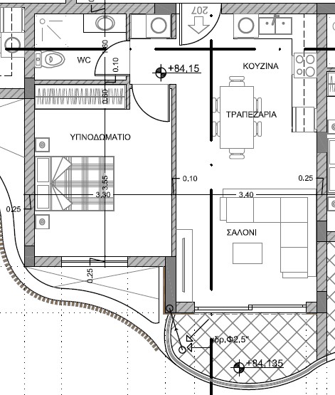Апартаменты в Пафосе, Кипр, 56 м² - фото 9