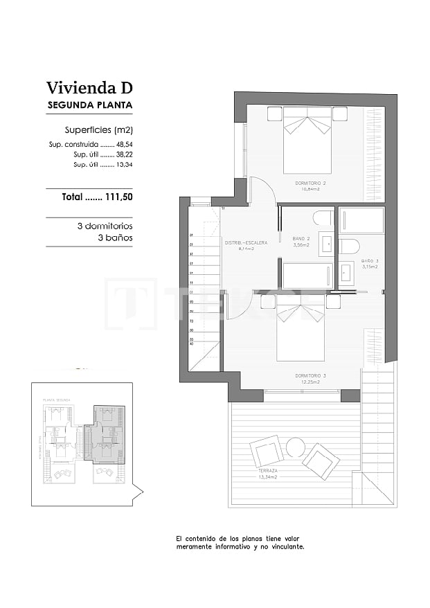 Апартаменты в Бенехусаре, Испания, 111 м² - фото 13
