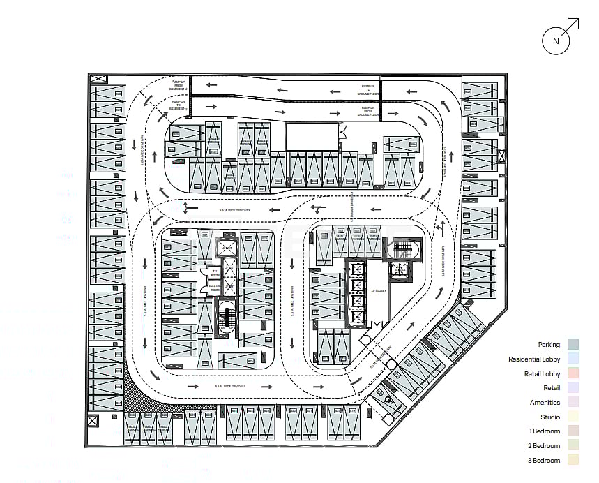 Апартаменты Дубайленд, ОАЭ, 77 м² - фото 17