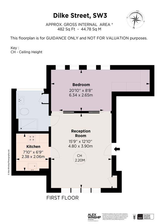 Квартира в Лондоне, Великобритания, 40 м² - фото 6