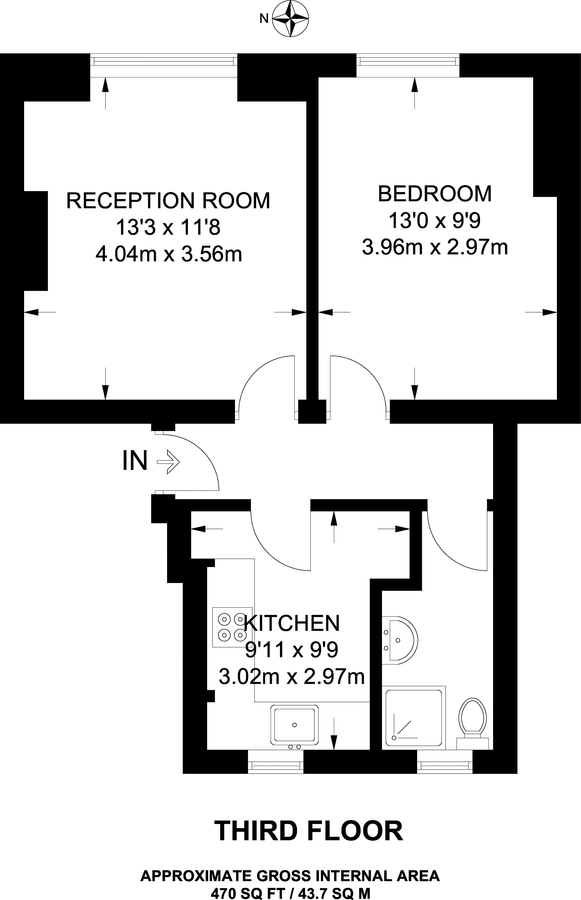 Квартира в Лондоне, Великобритания, 44 м² - фото 6
