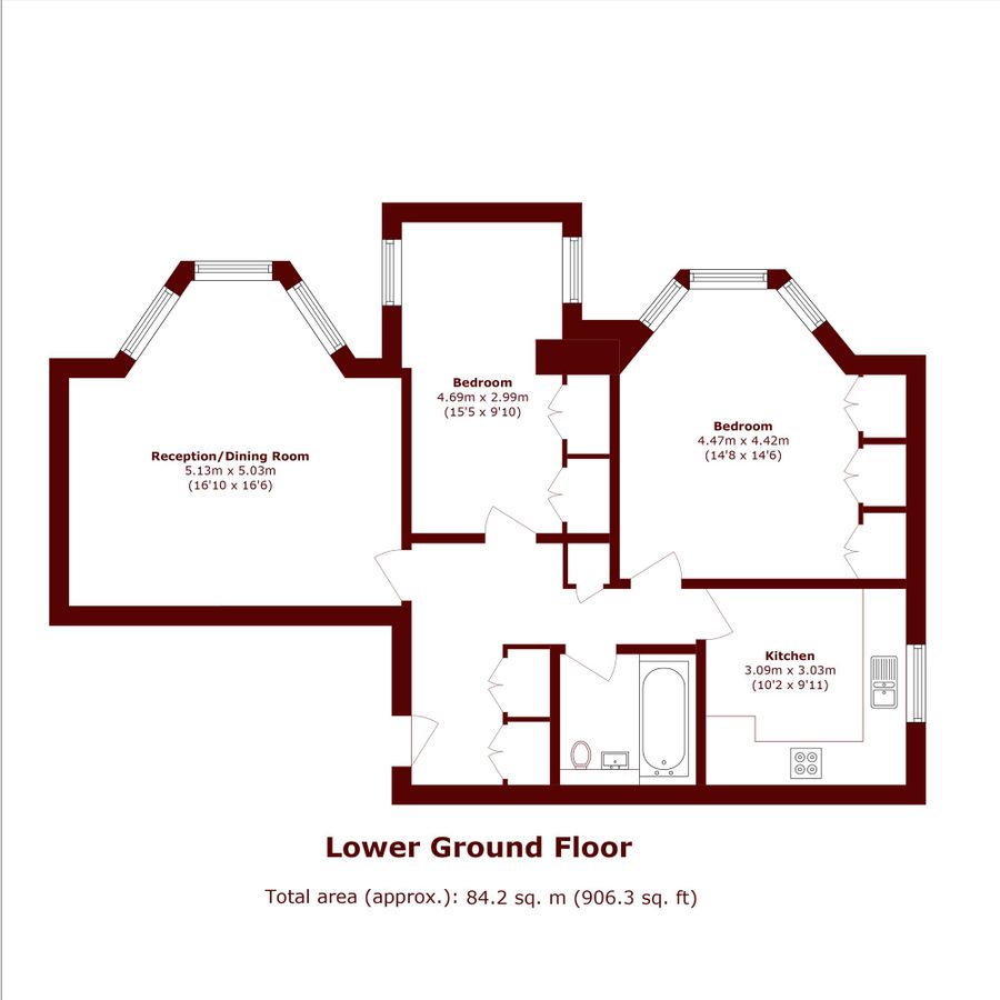 Квартира в Лондоне, Великобритания, 84 м² - фото 7