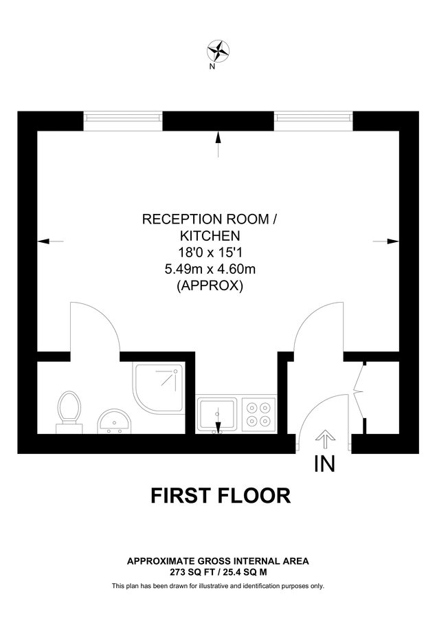 Квартира в Лондоне, Великобритания, 25 м² - фото 7