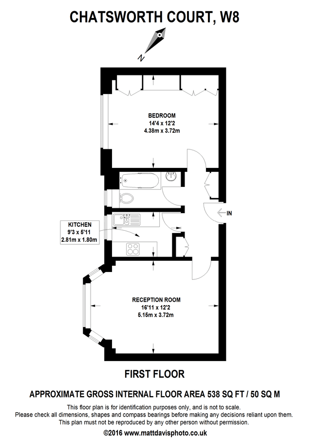 Квартира в Лондоне, Великобритания, 50 м² - фото 7