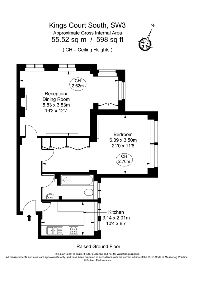 Квартира в Лондоне, Великобритания, 56 м² - фото 8