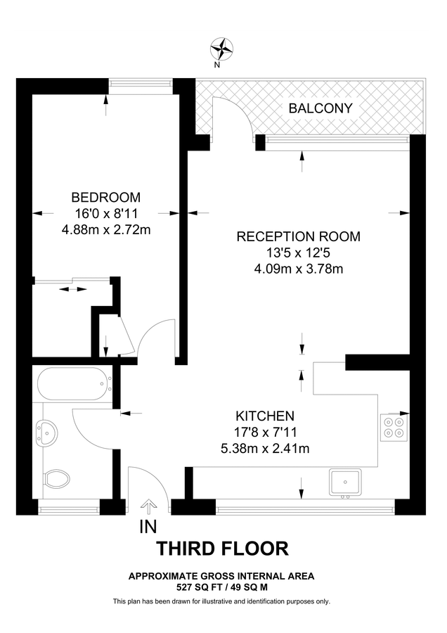 Квартира в Лондоне, Великобритания, 49 м² - фото 8