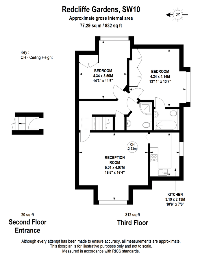 Квартира в Лондоне, Великобритания, 77 м² - фото 8