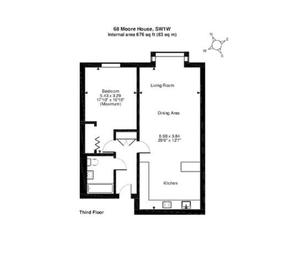 Квартира в Лондоне, Великобритания, 63 м² - фото 8