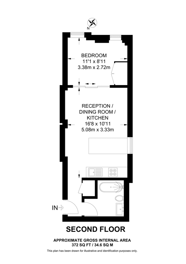 Квартира в Лондоне, Великобритания, 35 м² - фото 9