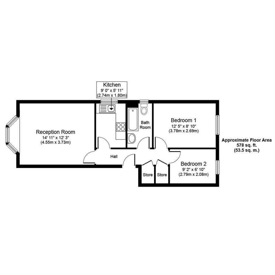 Квартира в Лондоне, Великобритания, 54 м² - фото 9