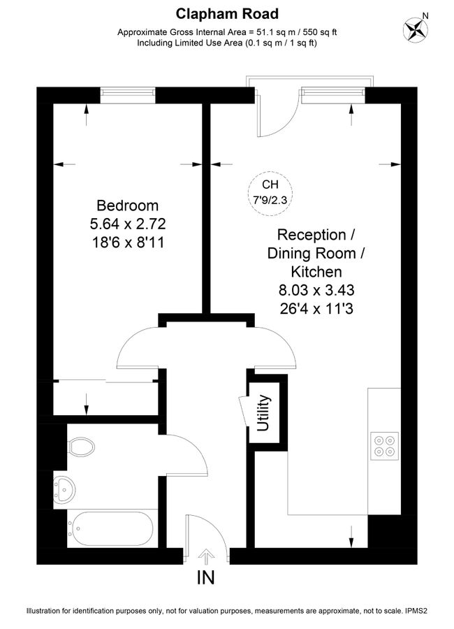 Квартира в Лондоне, Великобритания, 51 м² - фото 10