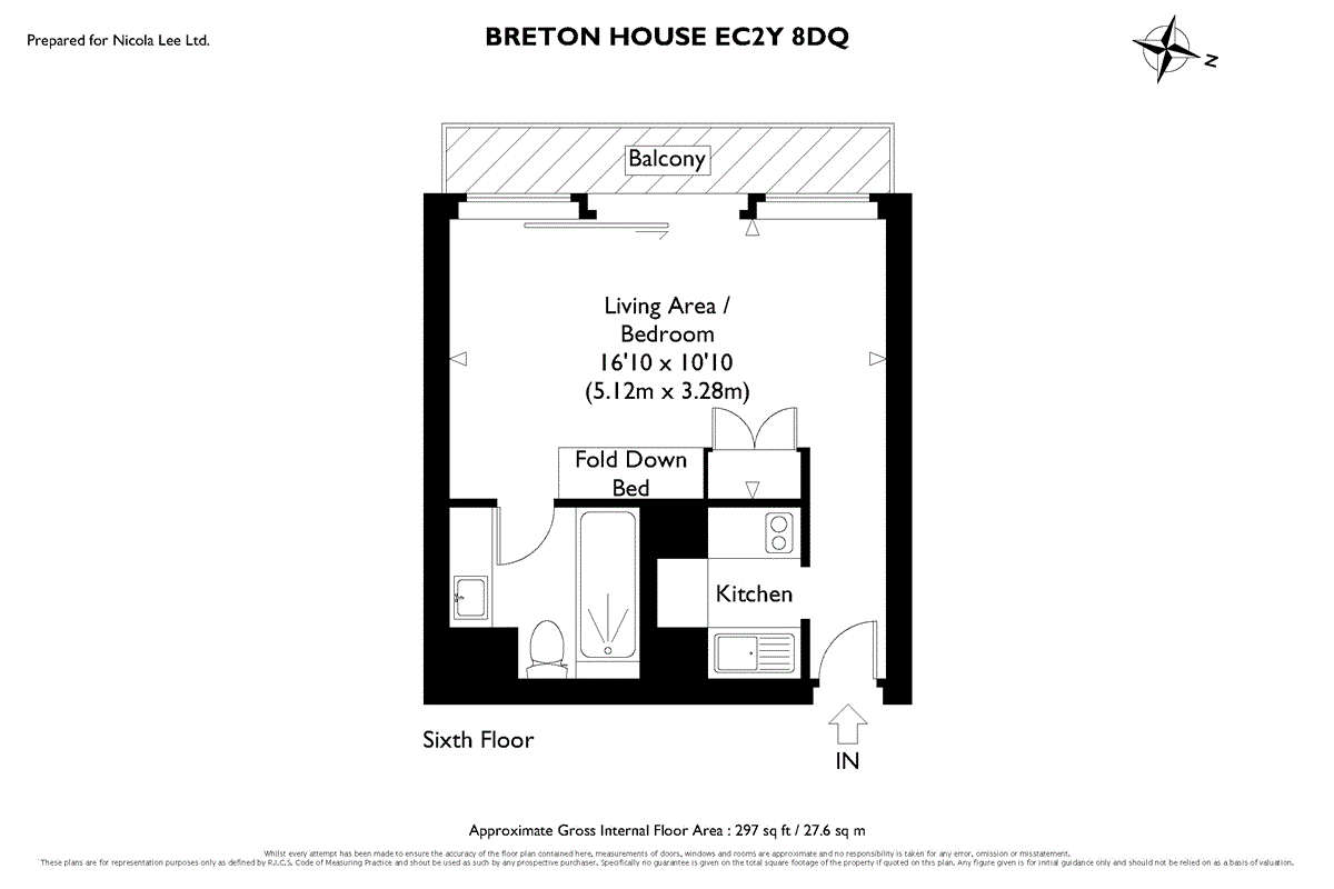 Квартира в Лондоне, Великобритания, 28 м² - фото 10