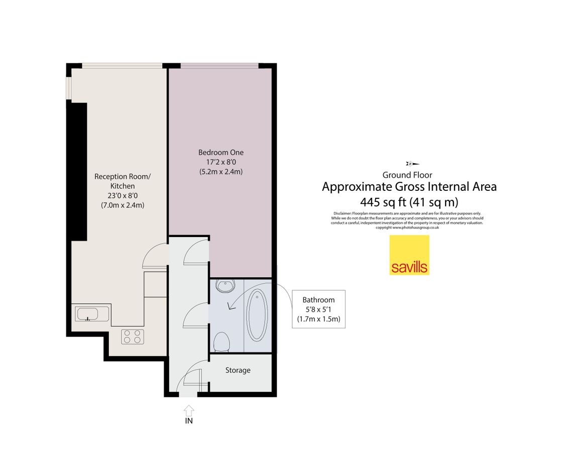 Квартира в Лондоне, Великобритания, 41 м² - фото 10